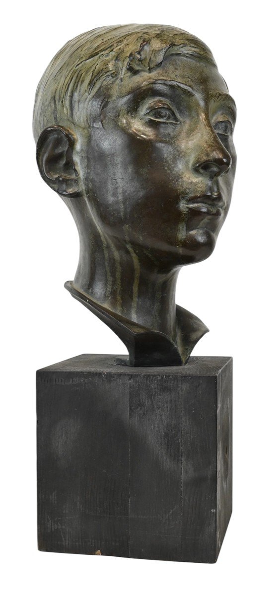 Bronze d'Un Adolescent - Années 1920 -photo-3